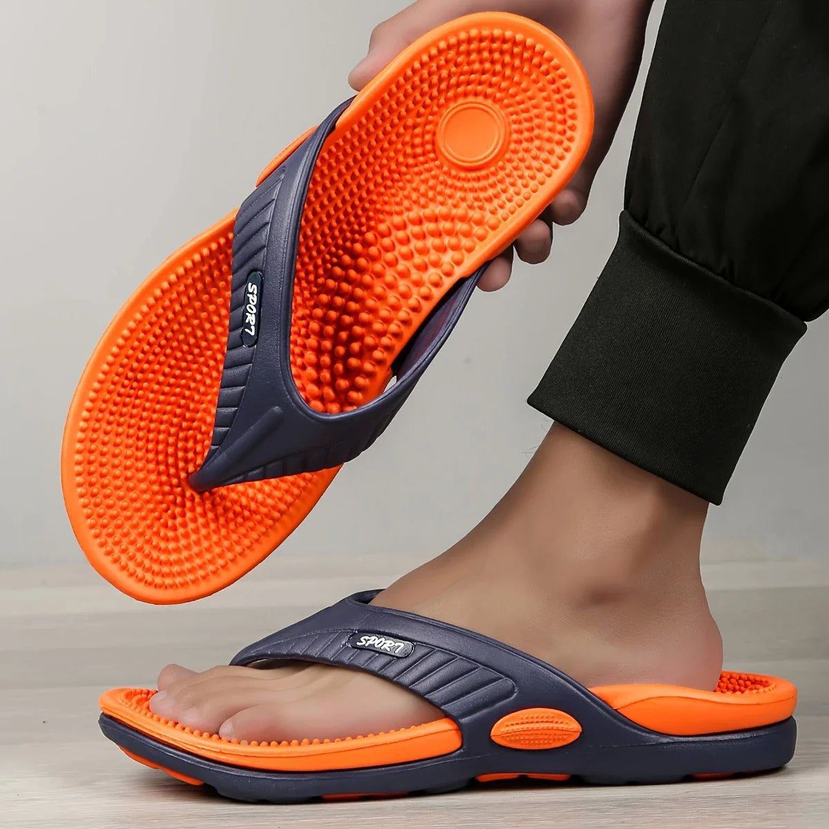 Milton - Herren-Sommer-Pantoffeln