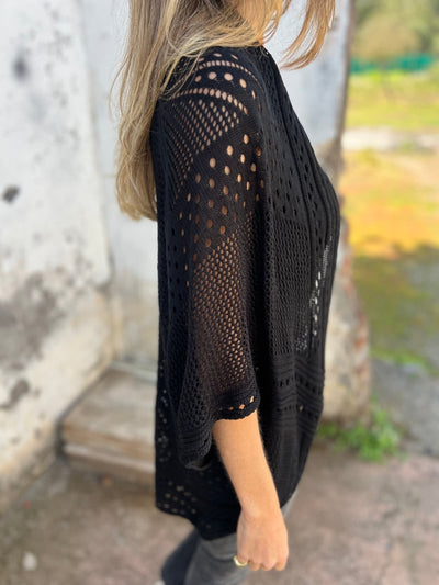 Veronique – Cardigan Mit Halben Ärmeln