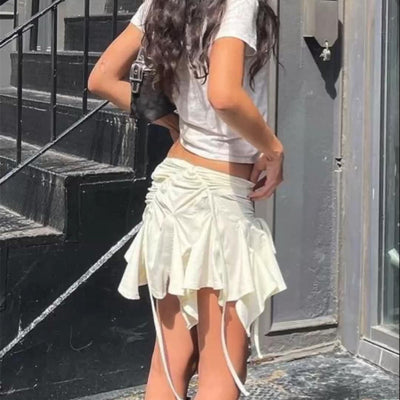 Jasmine – Modischer A-Linien-Rock in Einfarbig