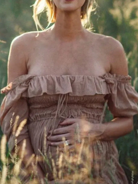 Rebecca – Schulterfreies Sommerkleid