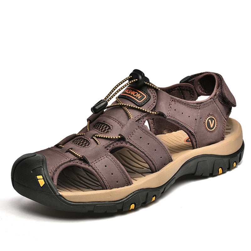 Warren – Modische Herren-Sandalen aus veganem Leder für den Outdoor-Sport