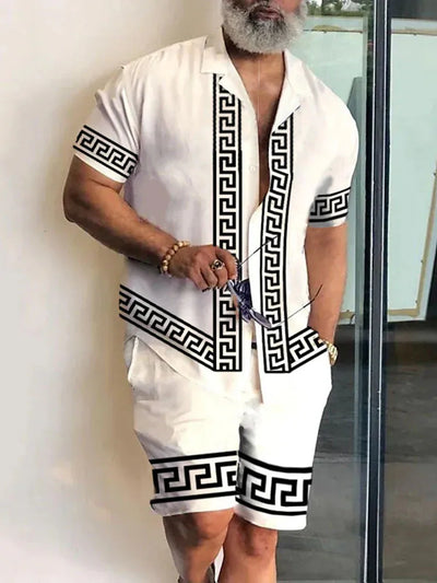 Byron - Set aus kurzärmligem Hemd und Shorts