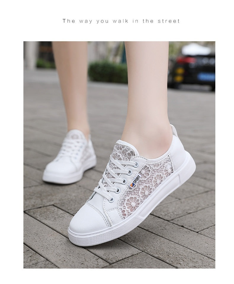 Tracy – Flache Atmungsaktive Sportschuhe mit Hohlmuster