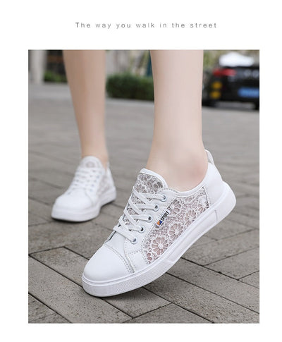 Tracy – Flache Atmungsaktive Sportschuhe mit Hohlmuster