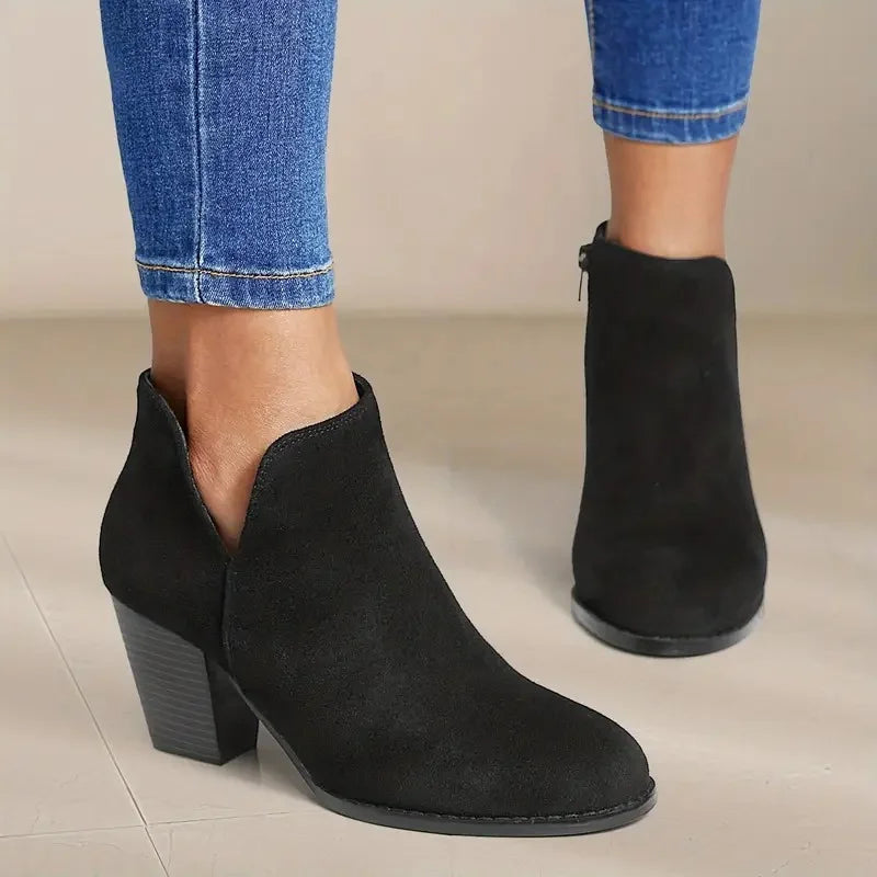 SOPHIE - Damen-Stiefeletten mit Blockabsatz