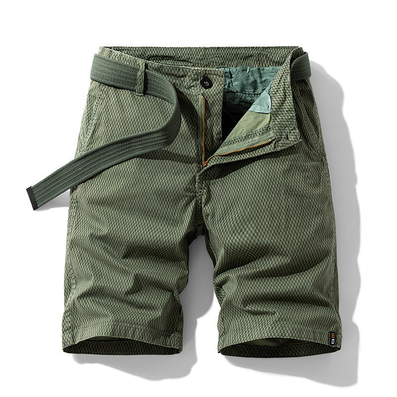 Felix – Gestreifte Retro-Baggy-Cargo-Shorts für Herren