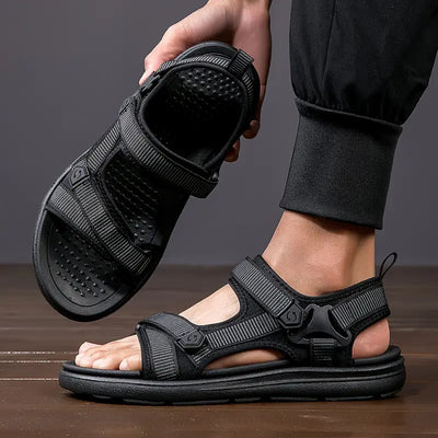 Norman - Rutschfeste Sandalen mit Haken und Ösen für Männer