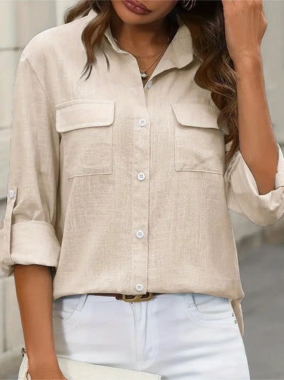 Athena - Baumwollhemd Mit Fronttaschen