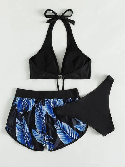 Damen Drei-Teile Bikini Set für den Sommer