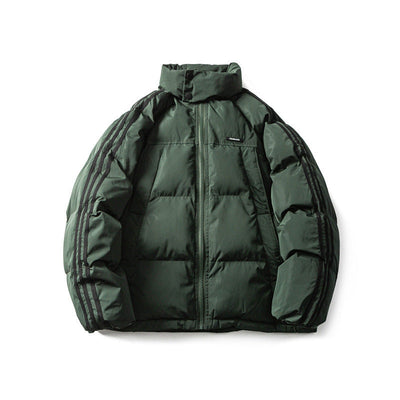 Judy - warme gestreifte baumwolljacke für herren