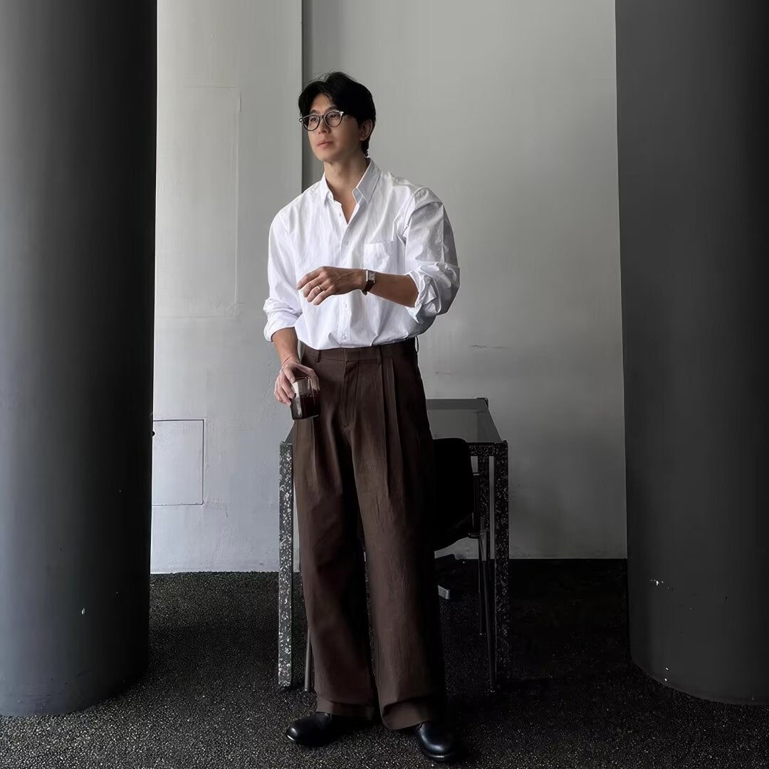 Daniel - Langarmhemd aus Baumwolle