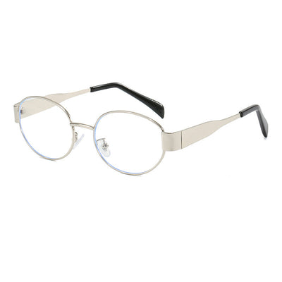 Carly – Retro Ovale Metallrahmen-Sonnenbrille