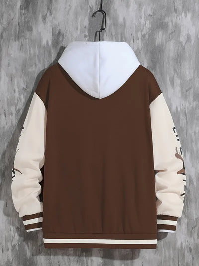 Baseballjacke mit Kapuze für Herren