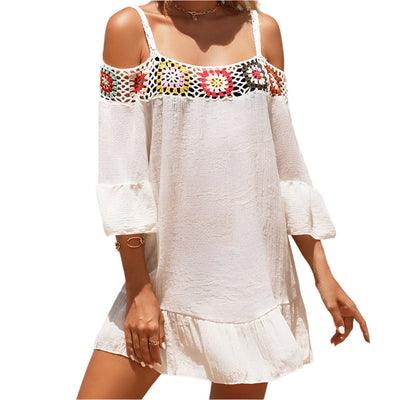 Skye - Boho Quadrat Häkel Brasilianische Stranddecke