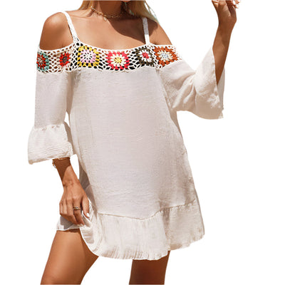 Skye - Boho Quadrat Häkel Brasilianische Stranddecke