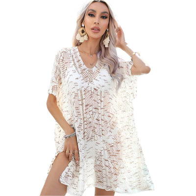 Kiara - Häkelte Spitzenstoff Strand Mini Überzug