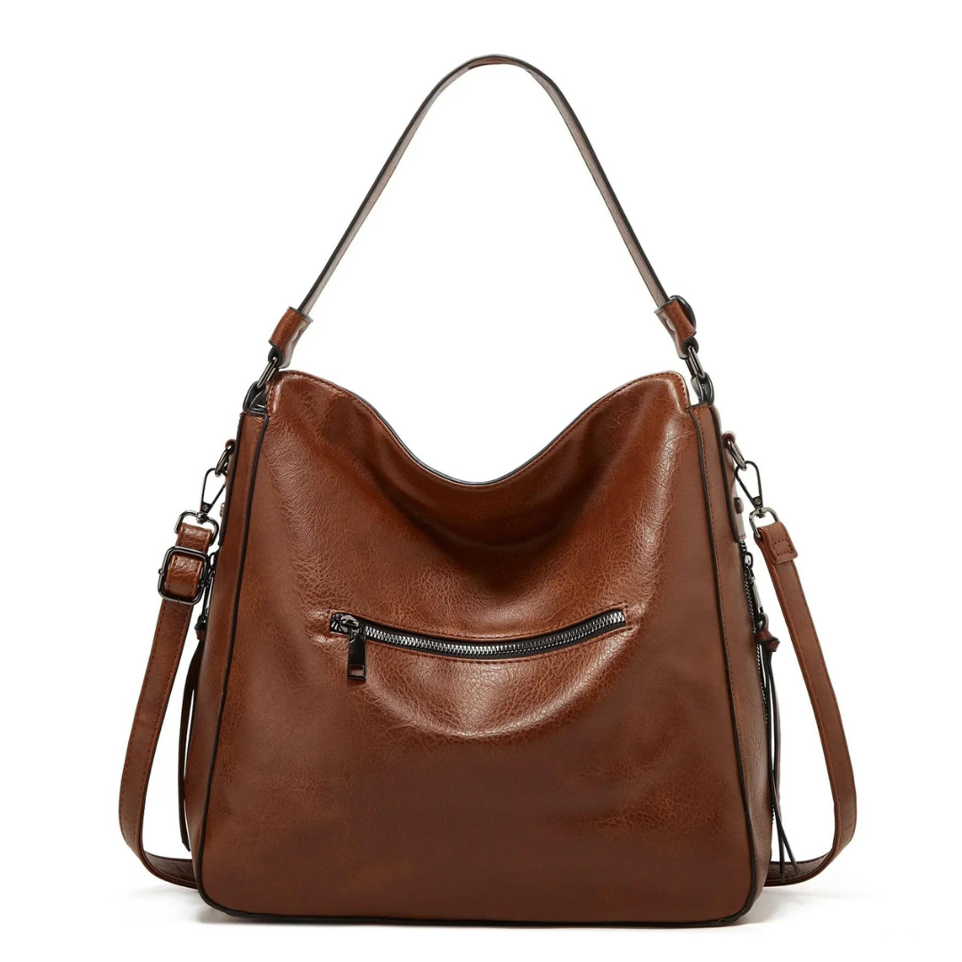 Damen Umhängetasche Vegan Leder – Elegante Schultertasche Groß