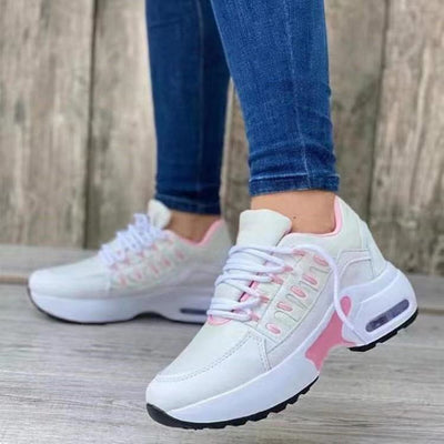 Alice – Damen Plateau-Sneaker mit Rundzehen und Schnürung