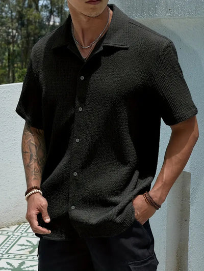 Charles - Klassisches Button-Up-Hemd für Herren