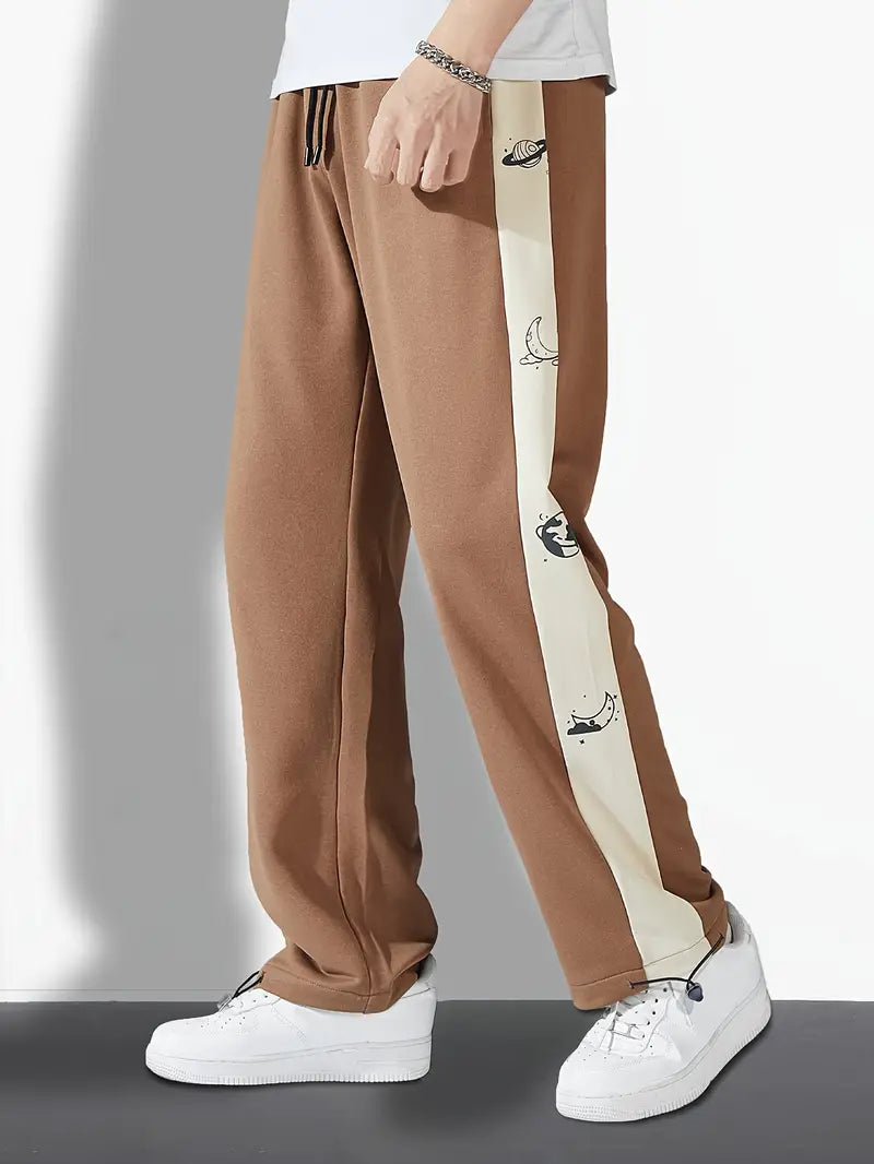 Gary - Elastische Herrenhose mit Kordelzug