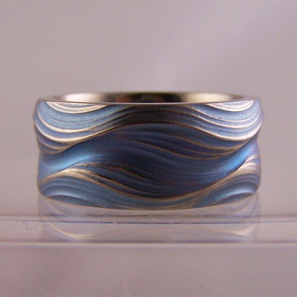 Vintage Blue Dune Ring