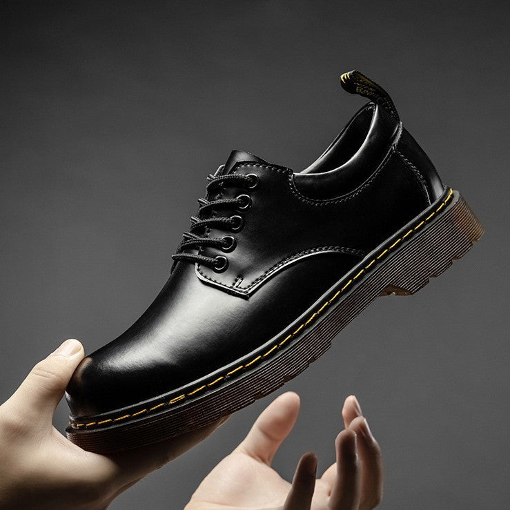 Hugo - Schwarze Leder Derby Schuhe mit Stil und Komfort