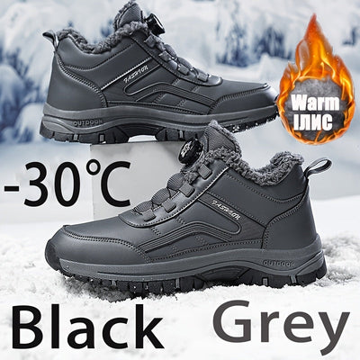 Kurze Trendige Klassische Outdoor Schneestiefel mit Schnallen