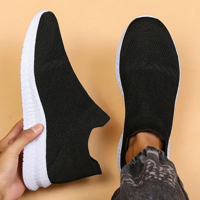 Hector - Herren Woven Knit Slip On Sock Schuhe