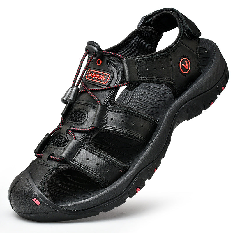 Warren – Modische Herren-Sandalen aus veganem Leder für den Outdoor-Sport