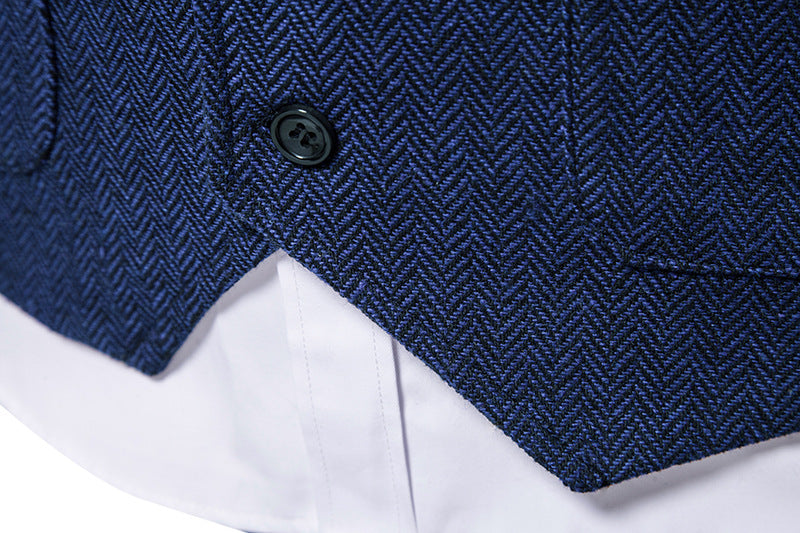 Reginald – Einreihige Retro-Weste für Herren