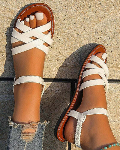 Sommer Sandalen – Veganes Leder, feminines Design, rutschfest