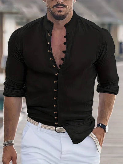 Noam - Langarm-Baumwollhemden für Herren