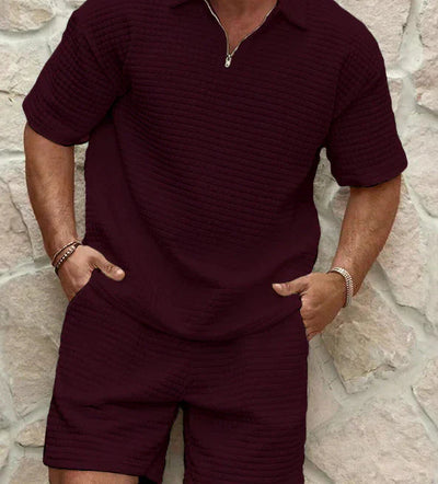 Anders - Stilvolles Kurzes Set mit Reißverschluss für Herren