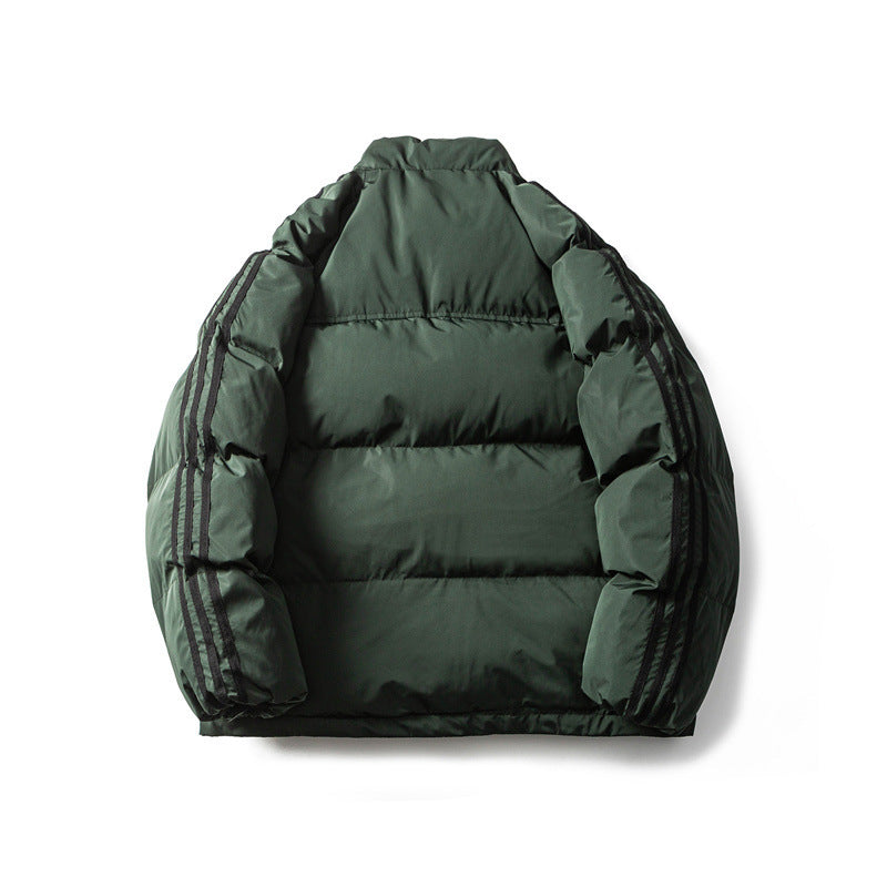 Judy - warme gestreifte baumwolljacke für herren