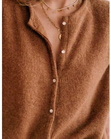 Damen Strick-Cardigan mit V-Ausschnitt – Lässiger Chic für Alltag und Freizeit