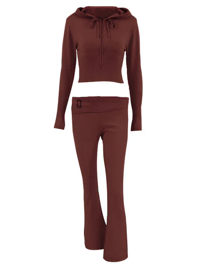 Anka - bequemer gestrickter 2-teiliger trainingsanzug