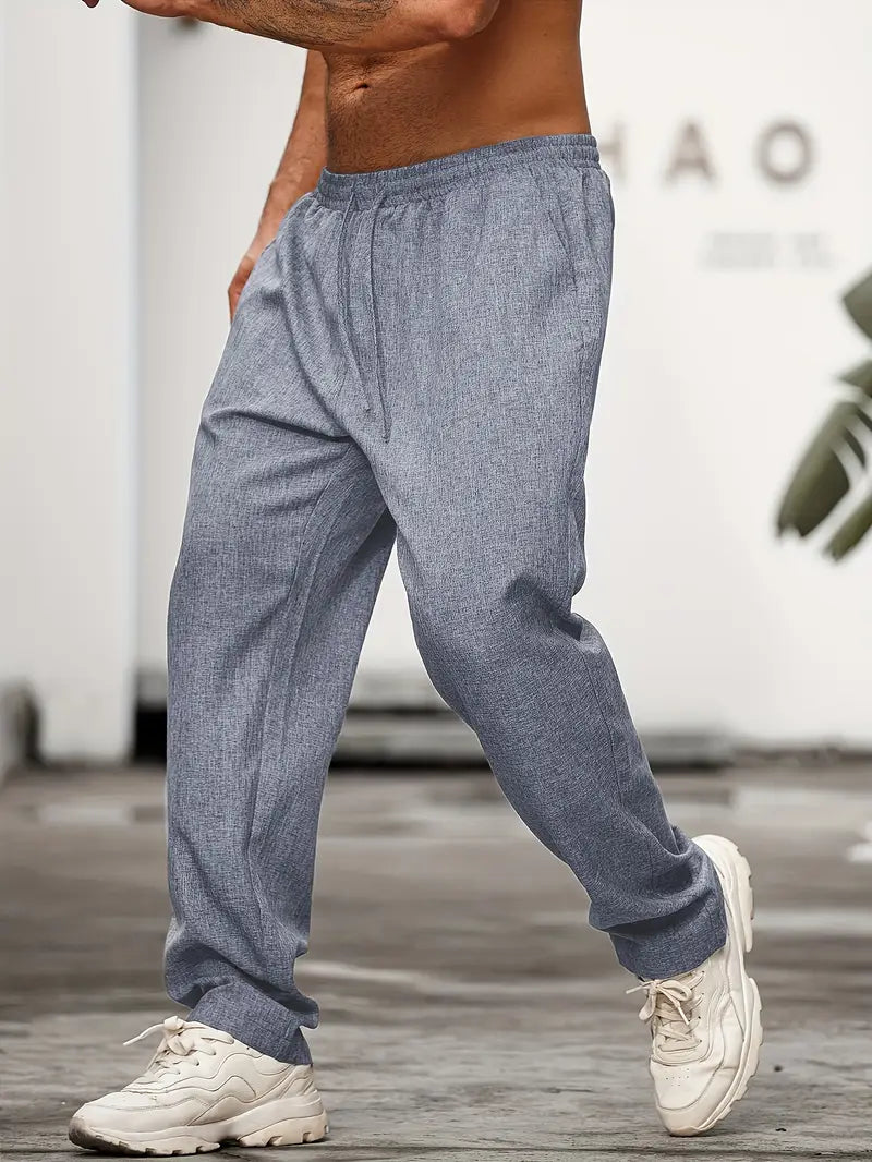 Solomon - Lässige Herrenhose mit Kordelzug