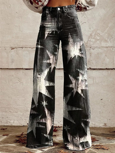 Mia™ - Hochgeschnittene Weite Beinhosen