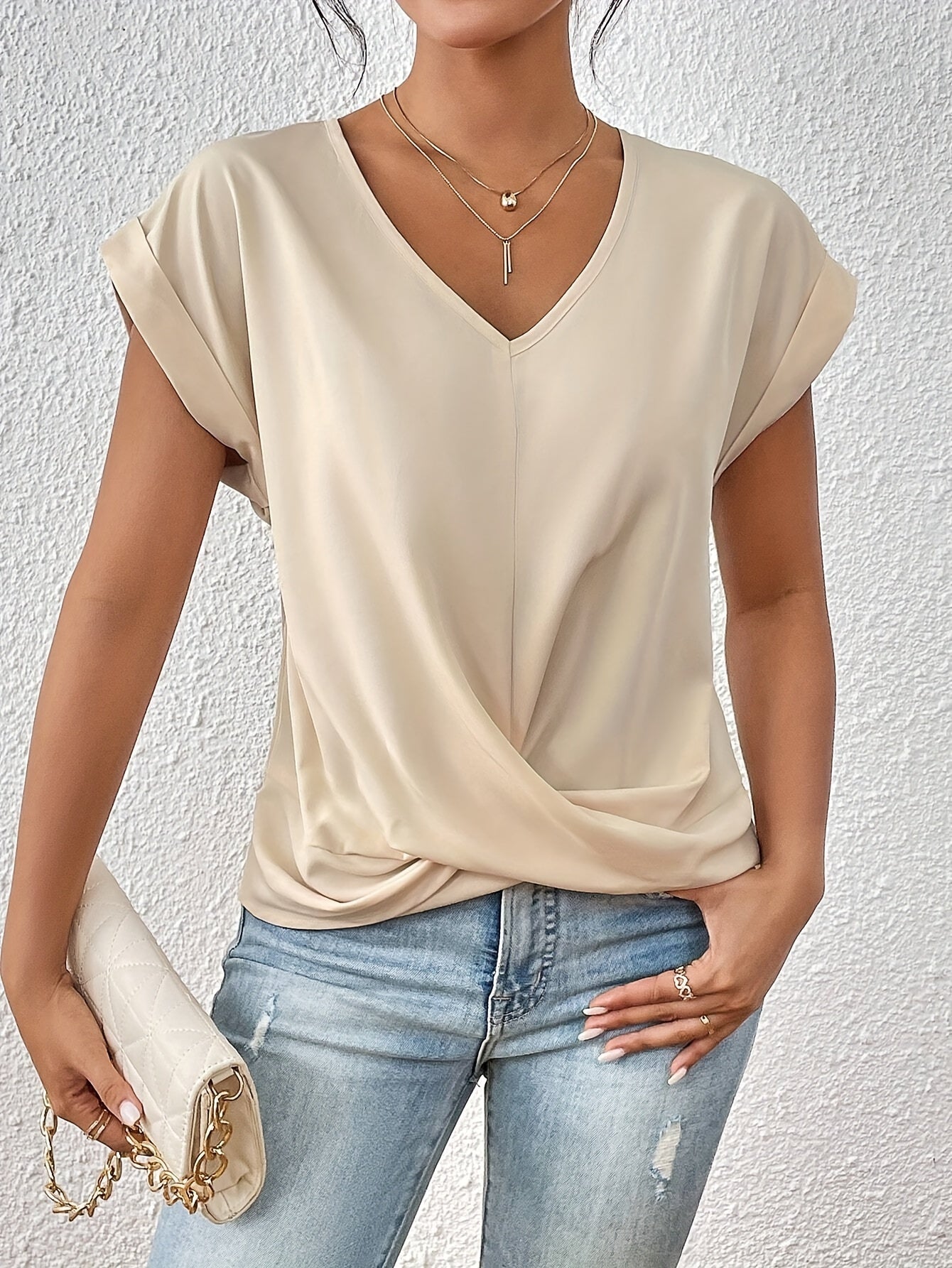 Luisa™ | Casual T-Shirt mit Herz-Ausschnitt (1+1 Gratis)