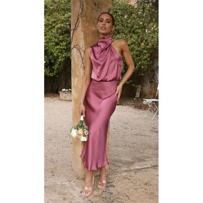 Gabrielle – Ärmelloses Halterneck-Kleid für Damen