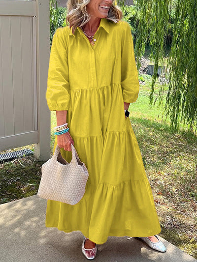 Amara | Maxi Kleid aus Baumwolle für den Alltag