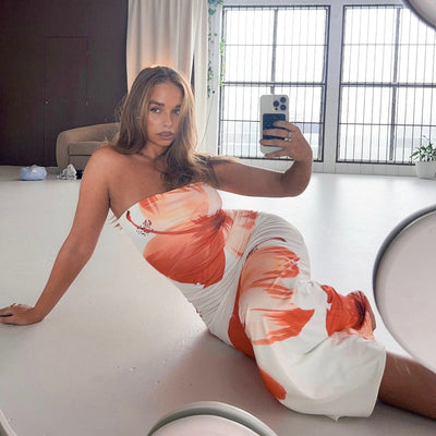 Lucía | Trendiges bedrucktes Frühlingskleid für Frauen