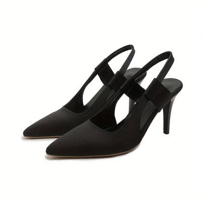 Elegante Slingback Sandalen mit Stiletto-Absatz Retro-Design