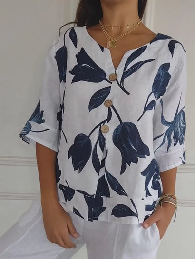 Lena | Bluse mit Blumen