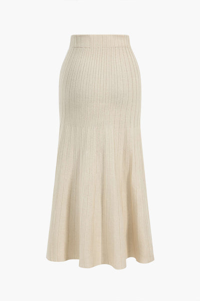 Estelle | Strick-Set mit Blazer, Weste & Midirock