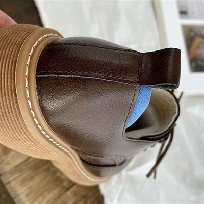 Leanne – Retro Damen Brogues mit Chunky Absatz