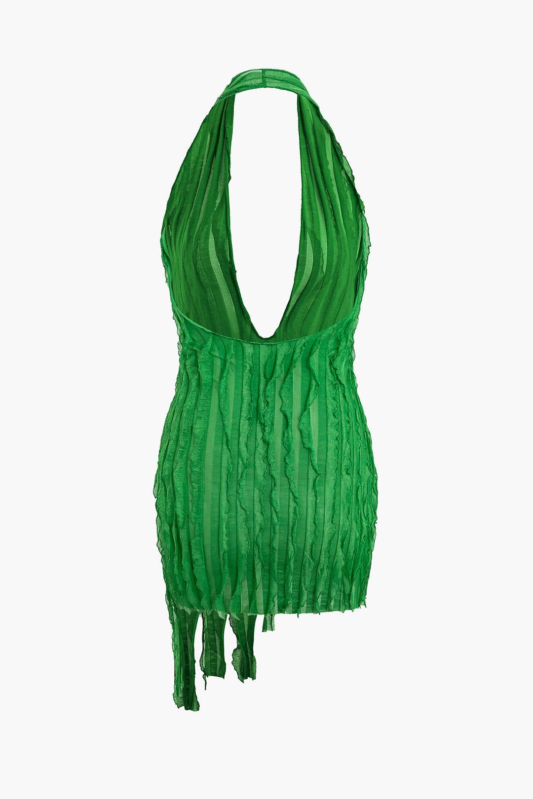 Zara | Asymmetrisches Fransen-Minikleid mit Neckholder – Verführerischer Boho-Chic für besondere Anlässe