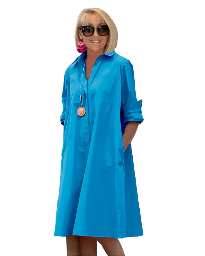 ÉlanChic elegante Hemdkleid für Frauen mit raffiniertem Stil