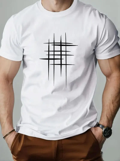 Larry - Herren Casual Rundhals-Shirt