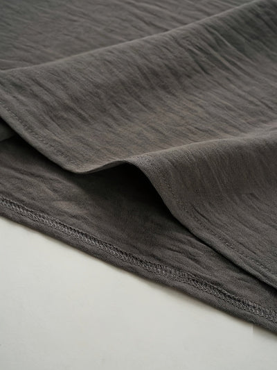 Elegantes Midi-Kleid mit Fledermausärmeln & Taschen